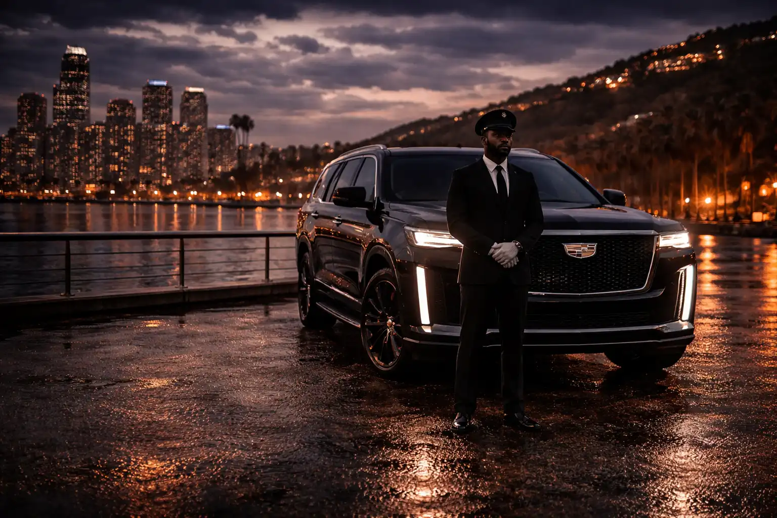 VIP Black Lane — Premium chauffeur with Black SUV